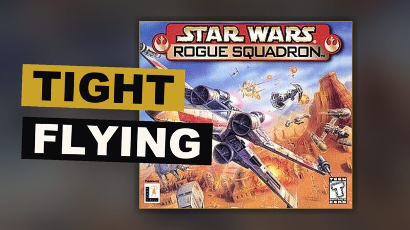 A small fast flyer moves low over an icy world while gun fire lights the sky around it.