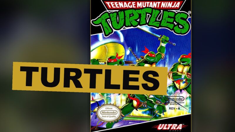 Teenage Mutant Ninja Turtles NES box art