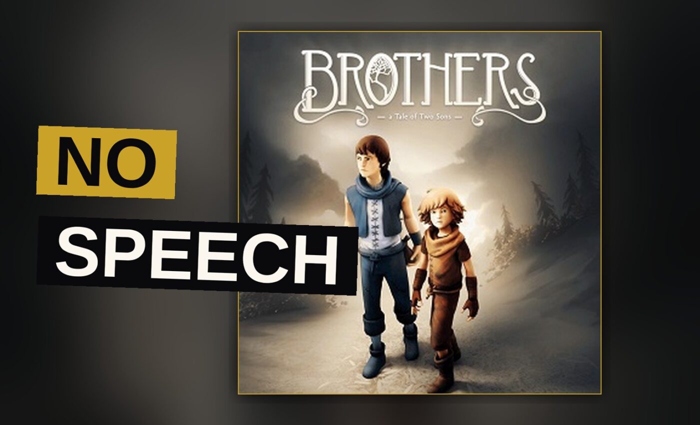 Two brothers stand upon a wooden bridge, bound by a river's current and the sorrow of their father.