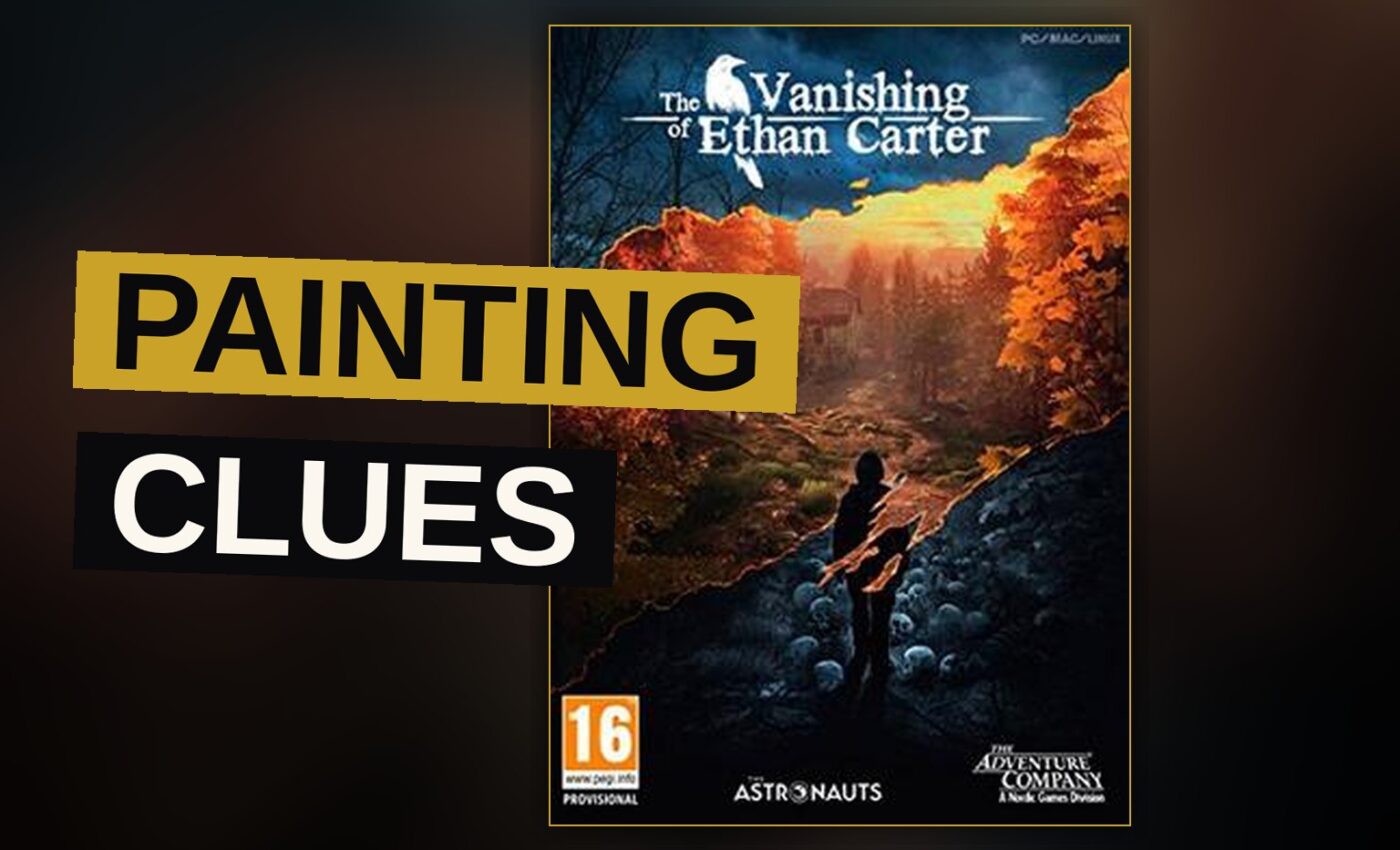 A lone investigator walks through a foggy, painted town searching for answers.