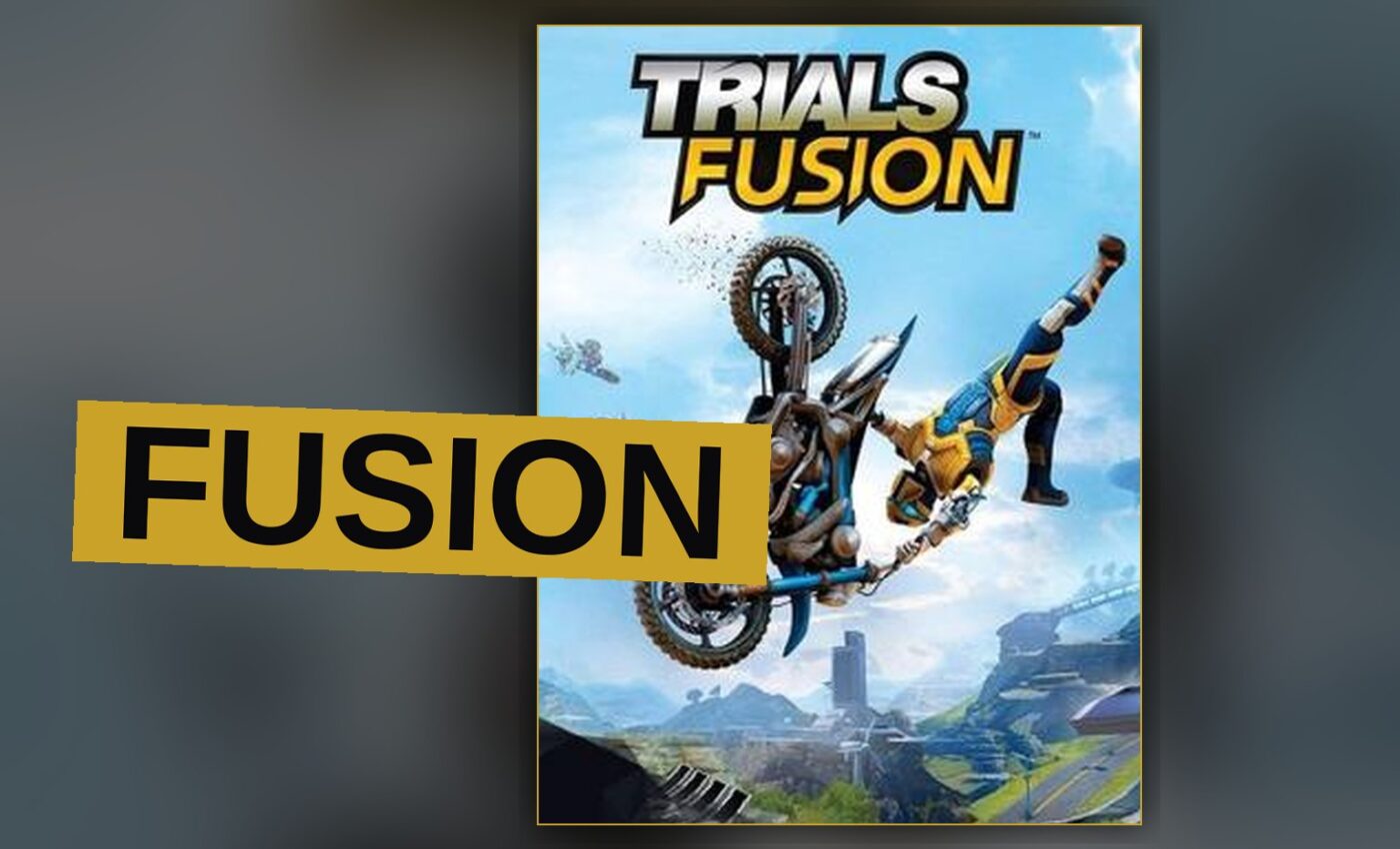 A rider leans his machine into a narrow turn upon a glowing track.